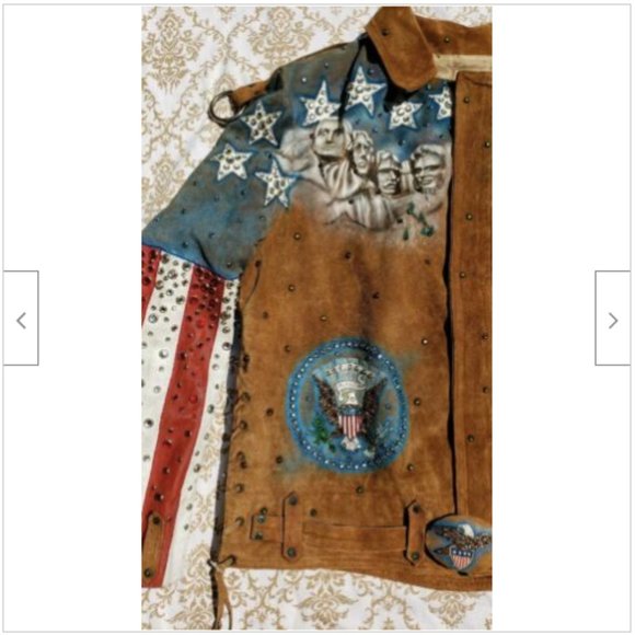 Tony Alamo Leather Jacket USA Patriotic Vintage - Picture 9 of 9